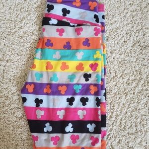 Lularoe Mickey Leggings OS NWOT